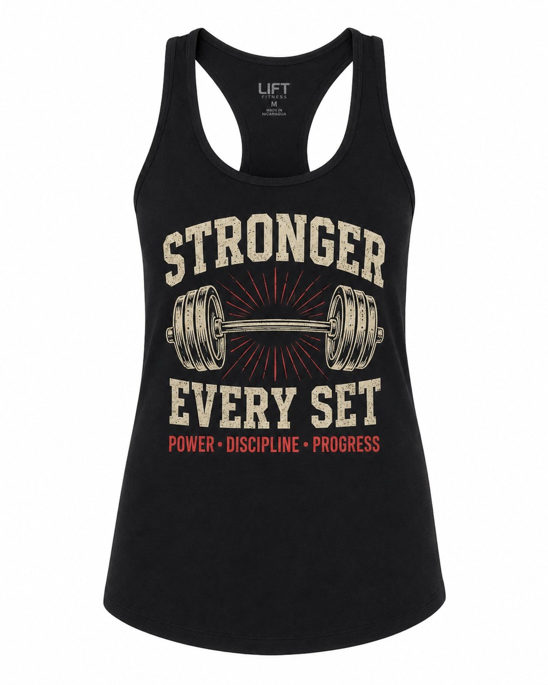 Stronger Every Set Women's Tank Top-Black-3