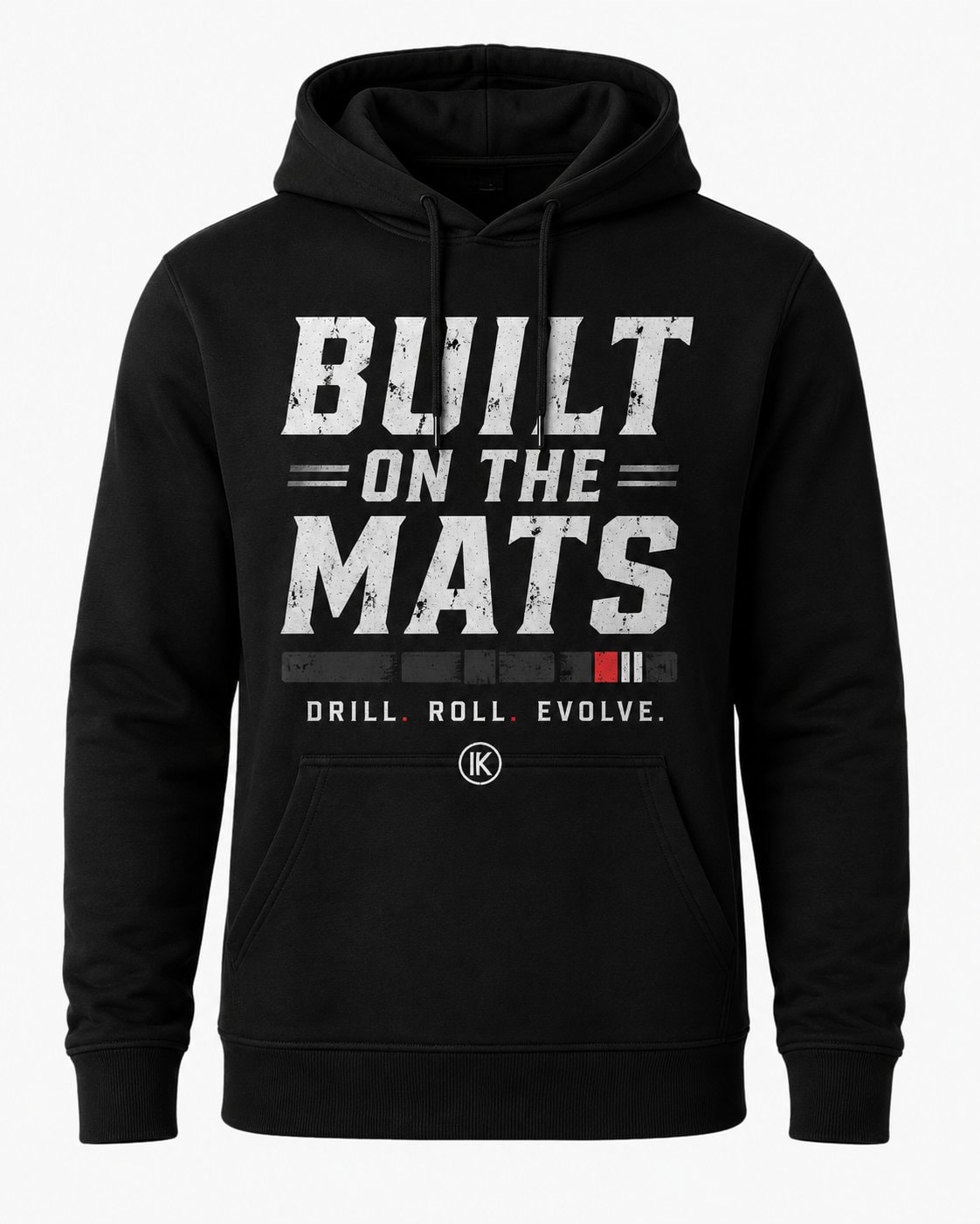 Built on the Mats Men's Hoodie-Black-3