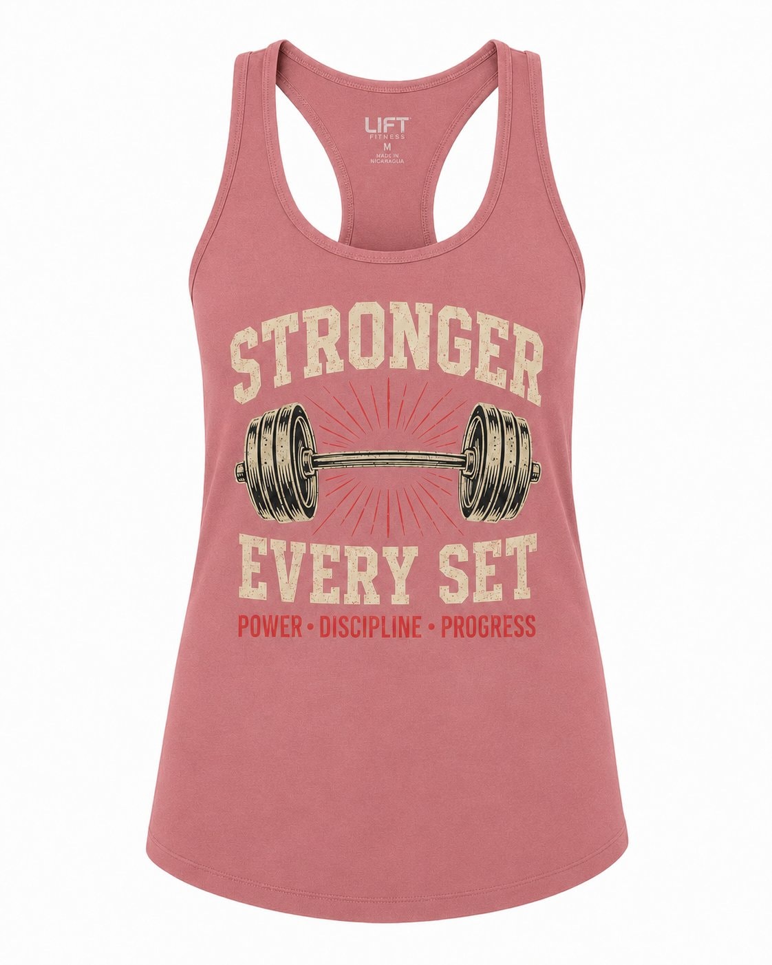 Stronger Every Set Women's Tank Top-Dusty Rose-3