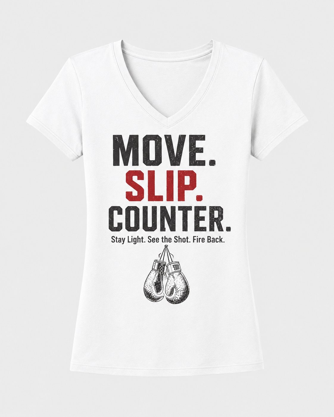 Move Slip Counter Women's V-Neck T-Shirt-Royal Blue-3