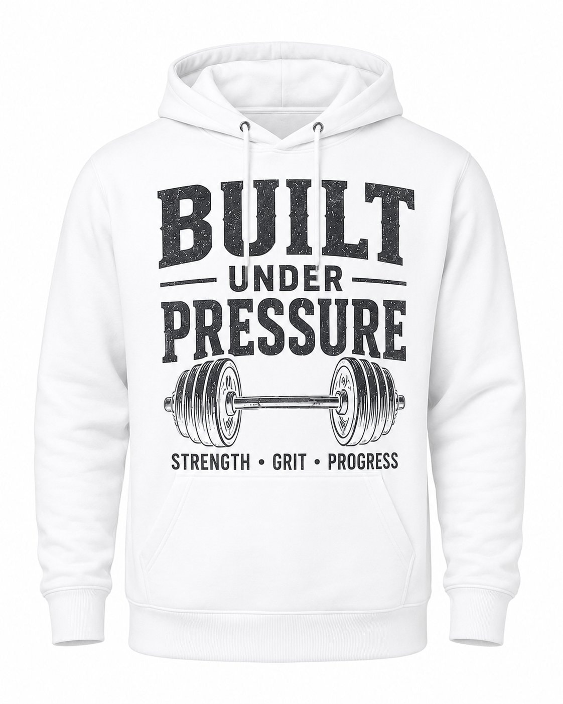 Built Under Pressure Men's Hoodie-White-3