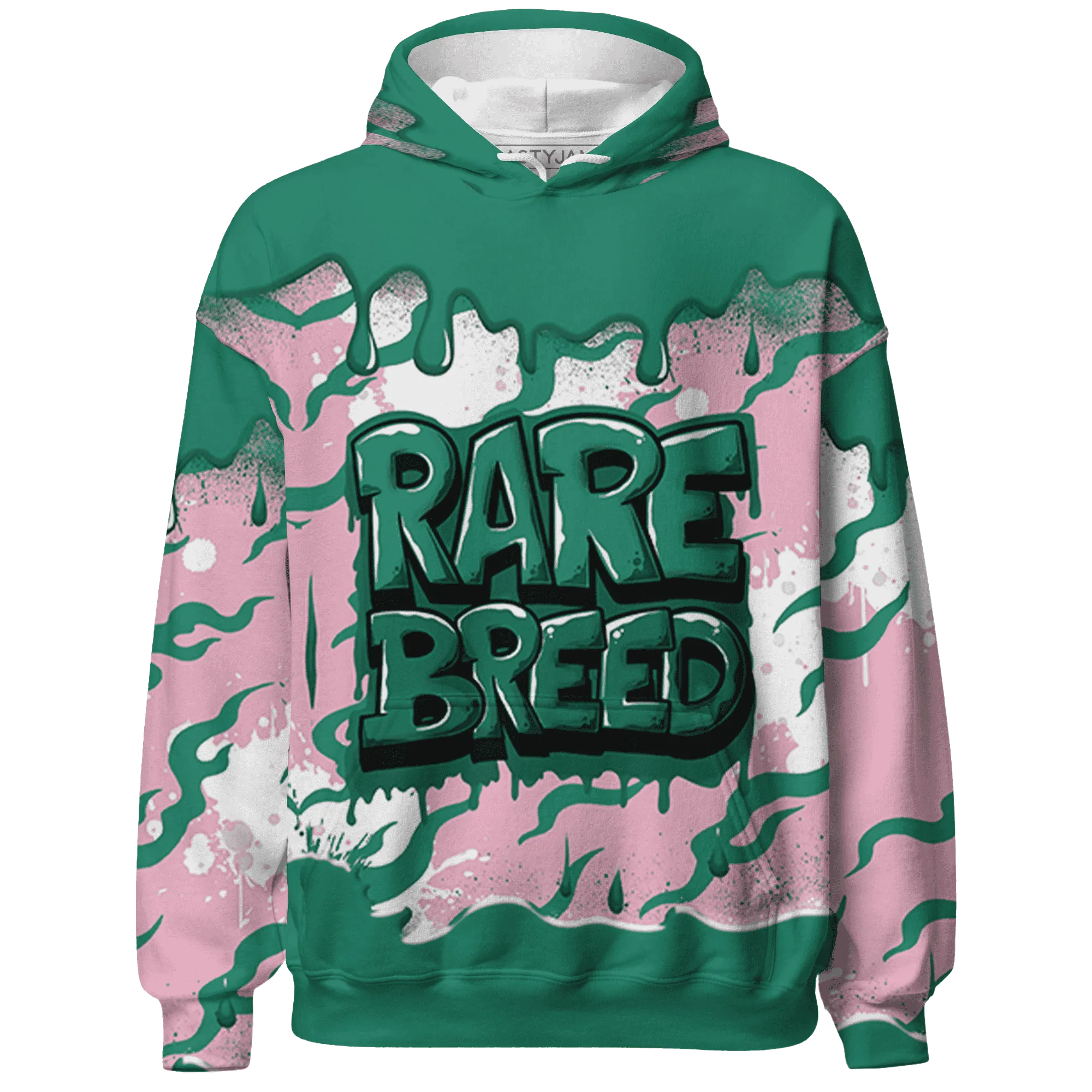 NastyJamz Dunk Pink Malachite Medium Soft Low Sail Hoodie Match Rare Breed Drippin All-Over Print